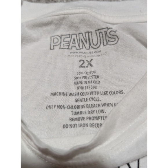 Peanuts Snoopy Woodstock white Do Not Disturb t shirt XXL womens 2XL - Picture 4 of 5